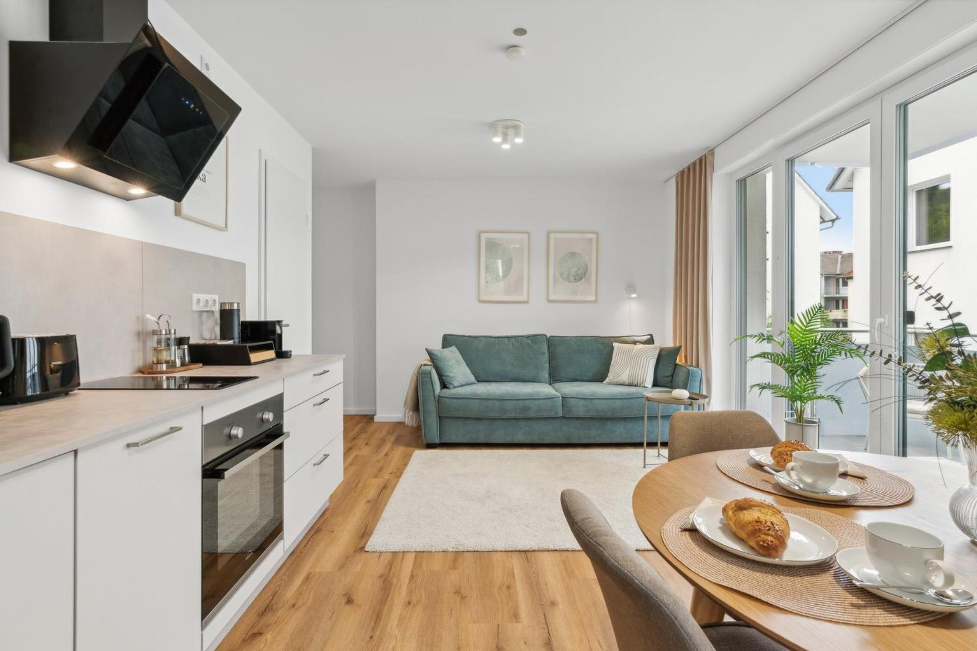 Zwei Apartments Fuer Bis Zu 8 Personen Zentral, Modern, Mit Terrasse & Balkon บีเลอเฟล์ด ภายนอก รูปภาพ